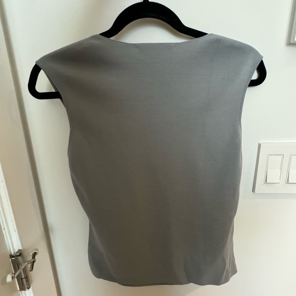 Dusty Blue Sleevless Top - Love Bonito - Picture 6 of 6